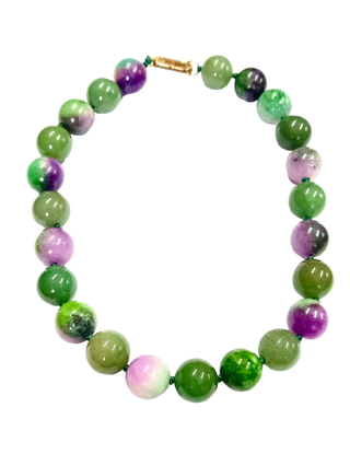 The Liv Short Gemstone Necklace, Botanic Bloom