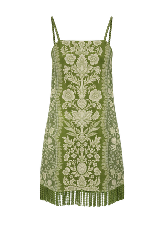 Anna Cate Parker Dress, Green Lace
