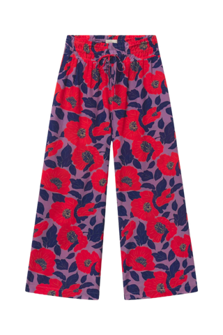 Trovata Flores Culotte Pant, Poincianna Floral