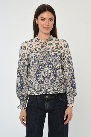 Love the Label Shanie Top, Antonina Print