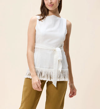 Cleobella Bridget Top, Ivory