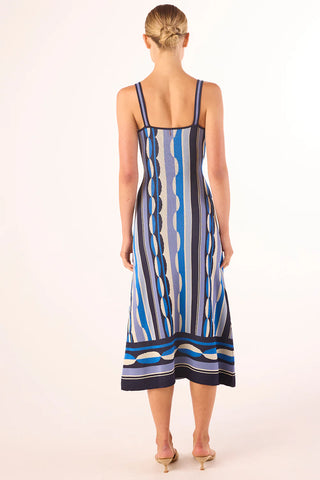 Misa Tali Dress, Geo Stripe Knit