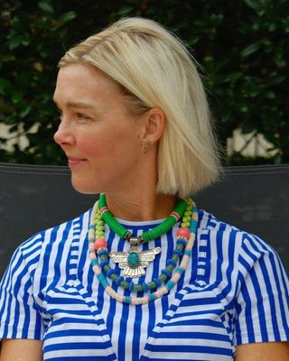 Gather Goods Spring Mixed Media Necklace