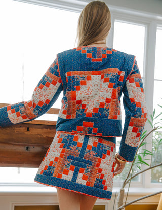 Love the Label Shoreditch Jacket, Blue Multi