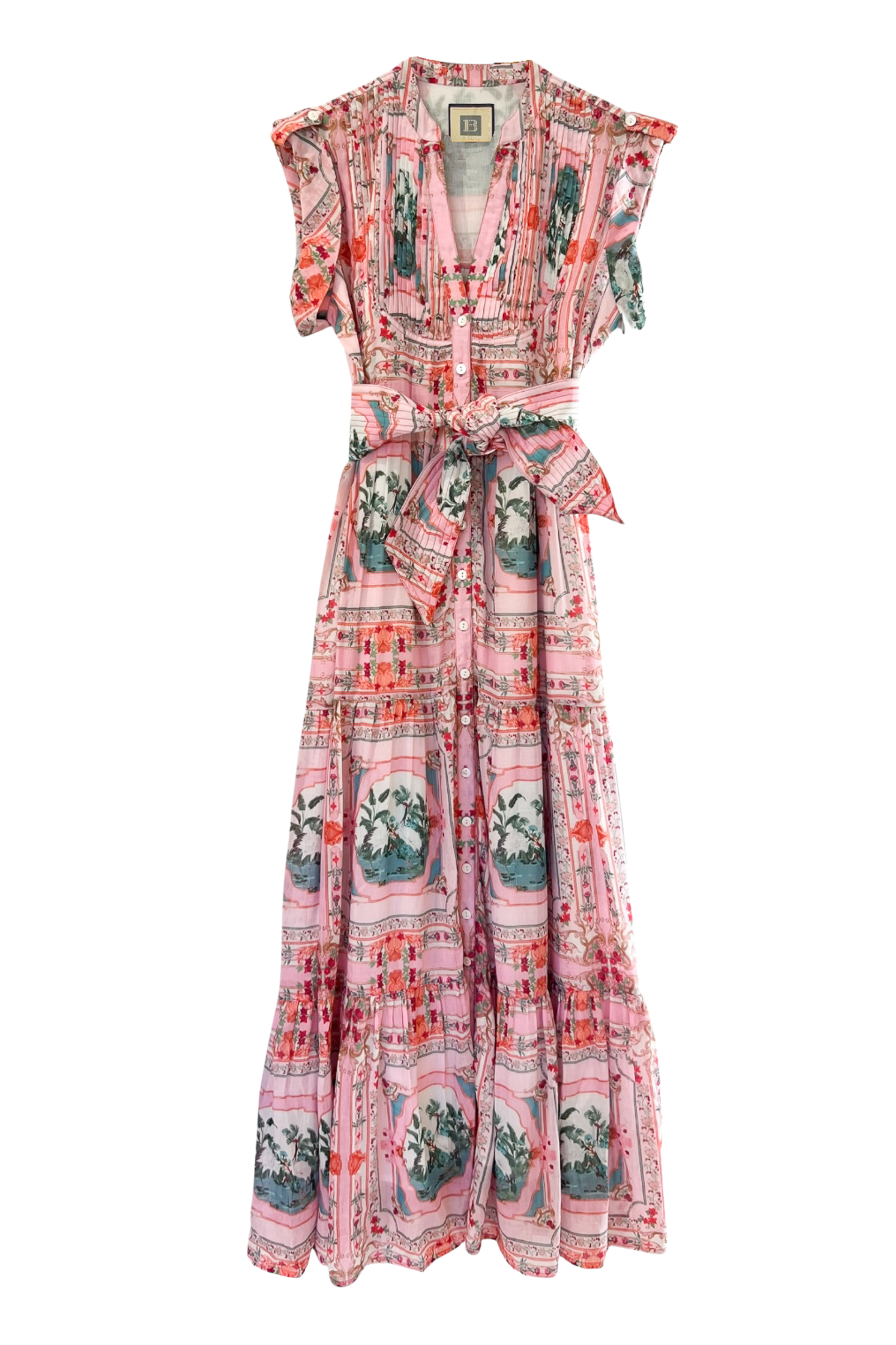 pink bird dress Buy Pink Stripe Embroidered Tropical Bird Midi Dress from Next USA