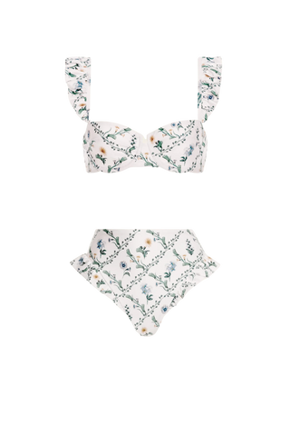 Agua by Agua Bendita Kiwi Jengibre Brisa Bikini Set, Multicolor