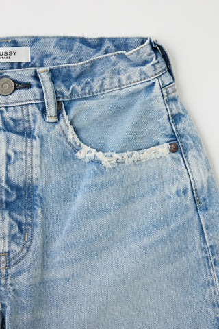 Moussy Vintage MV Southborough Shorts, Light Blue