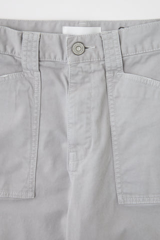 Moussy Vintage Pomonok Gusset Cargo Pants, Light Gray