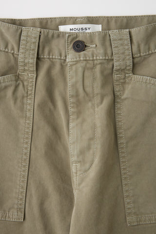 Moussy Vintage Pomonok Gusset Cargo, Khaki