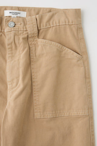 Moussy Vintage Pomonok Gusset Cargo, Beige