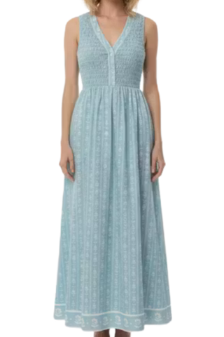 Anna Cate Millie Midi, Blue Dandy