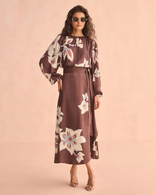 Omika Ayla Blouse, Adrienne Ganache