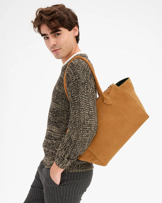Clare V. Beatrice Bag, Caramel Suede