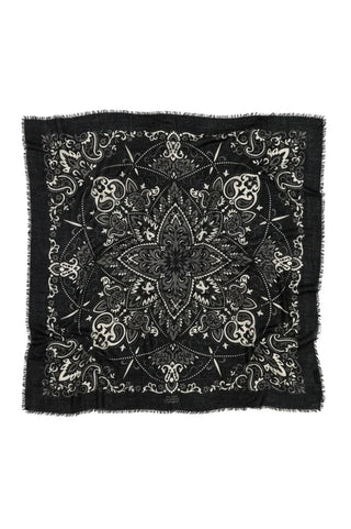 Maison Lecomte Flament Scarf, Bandana Black WC
