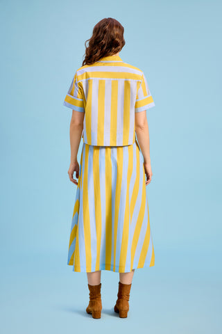 Livro Pavilion Skirt, Brimstone Stripe