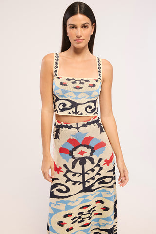 Misa Cora Top, Summer Tapestry