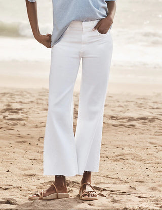 Frank & Eileen Wide-Leg Jean, White