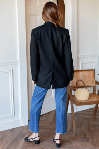 Emerson Fry Atelier Blazer, Onyx Wool