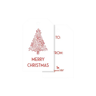 Dogwood Hill Gift Tags, Christmas in Red