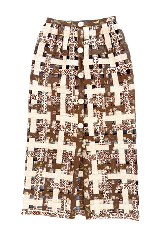 Coco Shop MP Exclusive Basket Skirt, Driftwood Weave