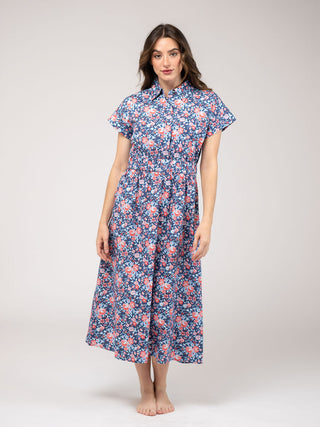 Beau & Ro Lisa Dress, Garden Navy