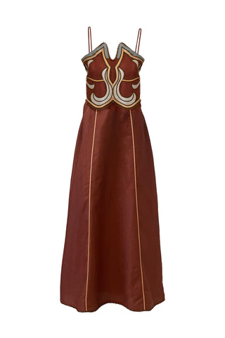 Lug Von Siga Carolina Dress, Terracotta