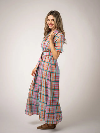 Beau & Ro Elle Maxi Dress, Lenox Plaid