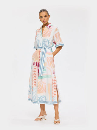 Kivari Yali Midi Dress, Pink