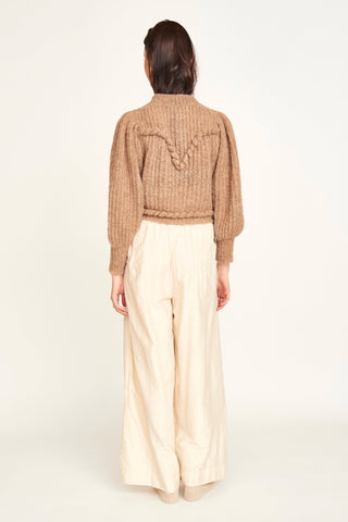 Mirth Lecce Wide Leg Pant, Alabaster