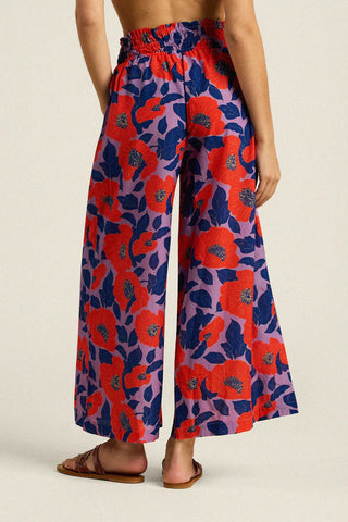 Trovata Flores Culotte Pant, Poincianna Floral