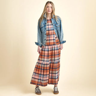 Pink Chicken Parker Dress, Hayride Plaid