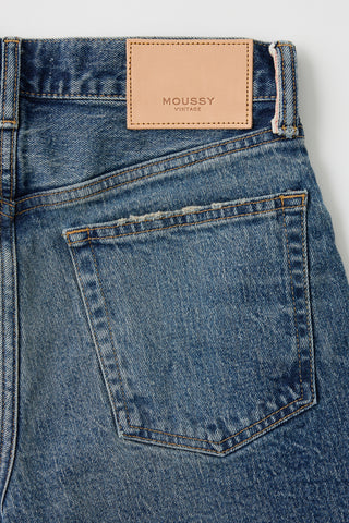 Moussy Vintage MV Bellingham Shorts, Light Blue