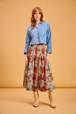 Olivia by Livro Megs Top, Denim
