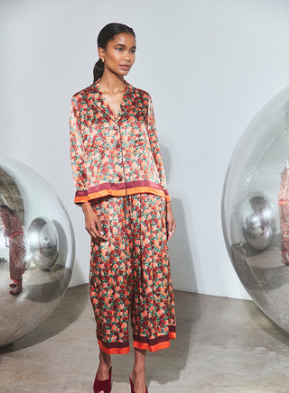 Hunter Bell Whisper Pant, Crimson Blossom