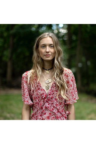 Jane Win Love Full Heart Pendant 18", Drawn link