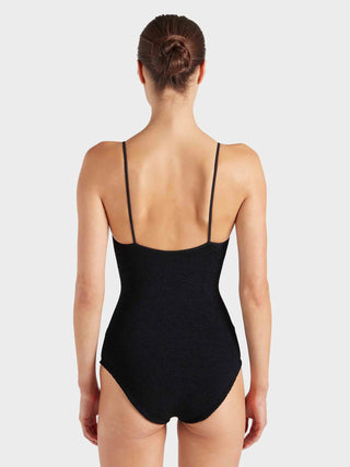 Hunza G Coverage Pamela Swimsuit, Black