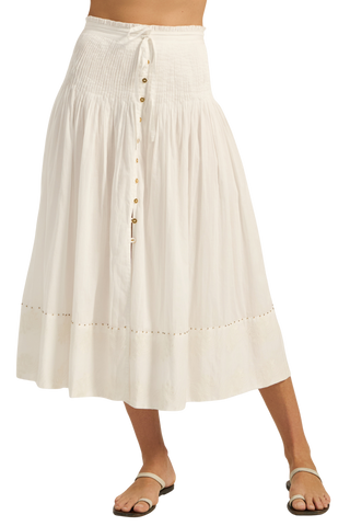 Ilio Nema Diana Skirt, White Voile