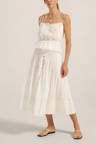 Ilio Nema Freya Cami, White Voile