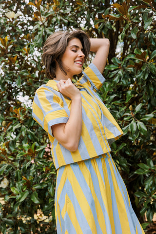 Livro Pavilion Skirt, Brimstone Stripe