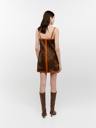 Cala De La Cruz Esme Dress, Mocca