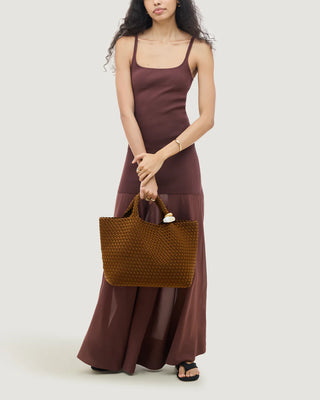 Naghedi St. Barths Medium Beads Tote, Teak
