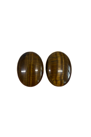Jennifer Behr Audra Earrings, Tiger's Eye