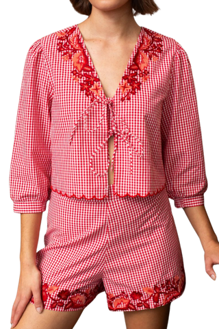 Anna Cate Jane Top, Picnic Plaid