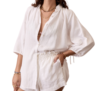 BOTEH La Ponche Shirt, White