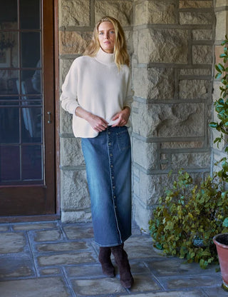 Frank & Eileen Montecito Turtleneck Sweater, Ivory