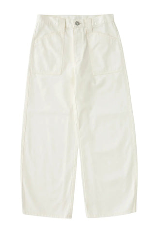 Moussy Malba Gusset Cargo Pants, White