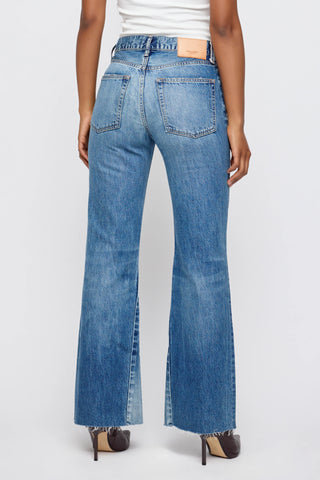 Moussy Vintage Asheville Remake Flare, Blue