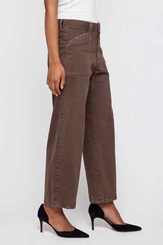Moussy Vintage Pomonok Gusset Cargo, Brown