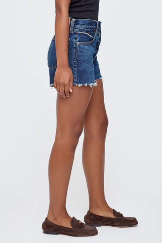 Moussy Vintage MV Southborough Western Shorts, Blue