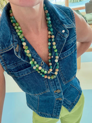 The Liv Beaded Layering Necklace, Sierra